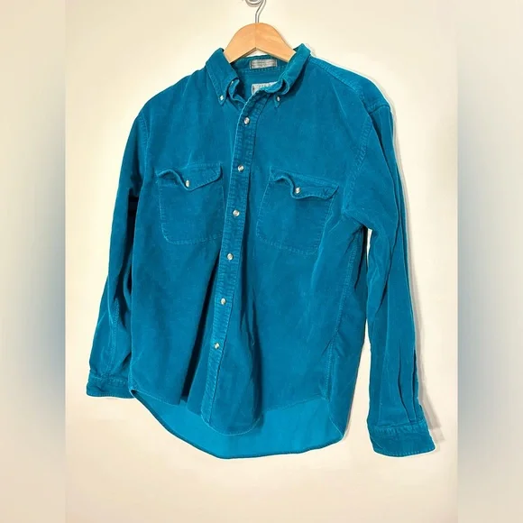 Lord and Taylor Classics Casual Corduroy Shirt Long Sleeve Size Large - Picture 4 of 6